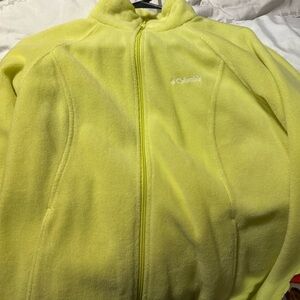 Columbia Lime Green Fleece Jacket